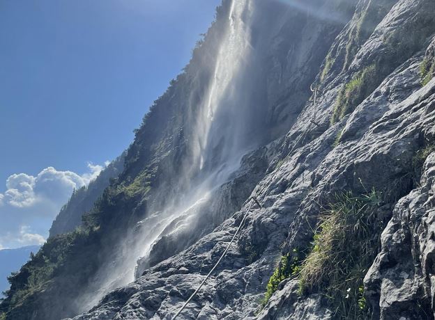 Geführte Klettersteigtour am Fallbach